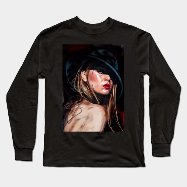 Hair Long Sleeve T-Shirt by dmitryb1